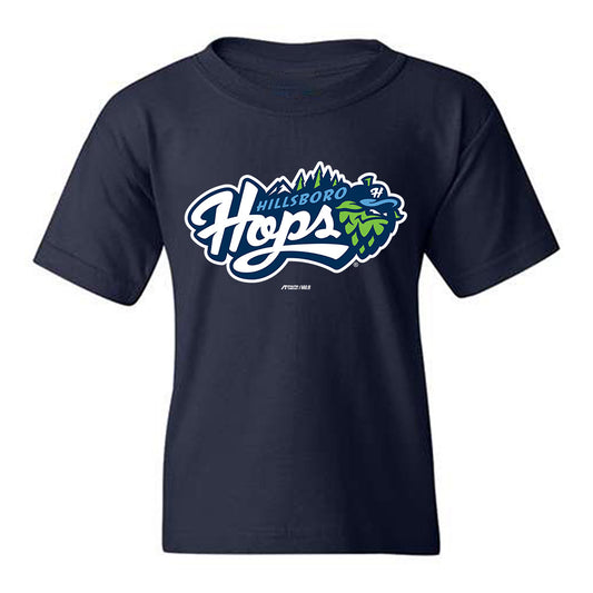 Hillsboro Hops - MILB Baseball : Ivan Luciano - Youth T-Shirt-0