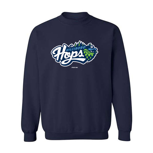 Hillsboro Hops - MILB Baseball : Jose Alpuria - Crewneck Sweatshirt-0