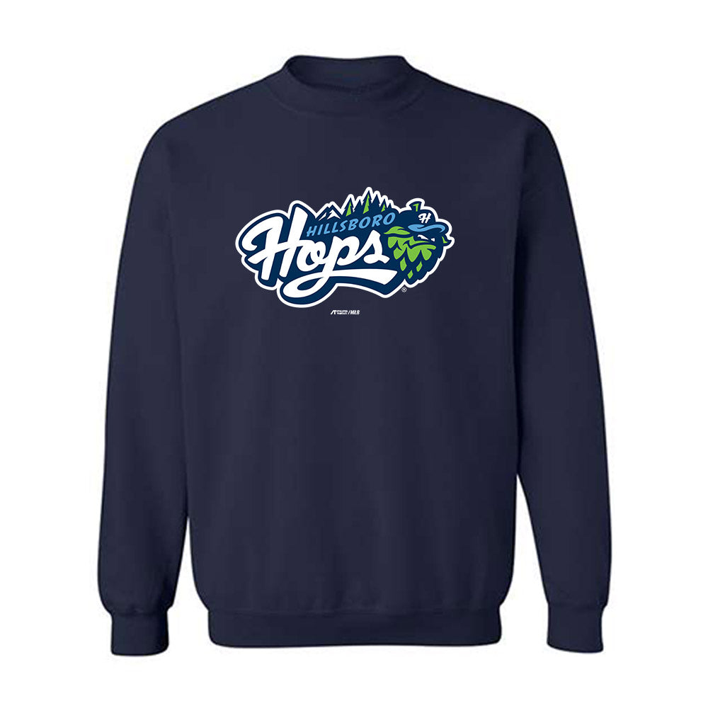 Hillsboro Hops - MILB Baseball : Brady Counsell - Crewneck Sweatshirt-0