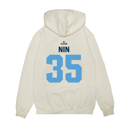 Hillsboro Hops - MILB Baseball : Yerald Nin - Premium Hooded Sweatshirt-1
