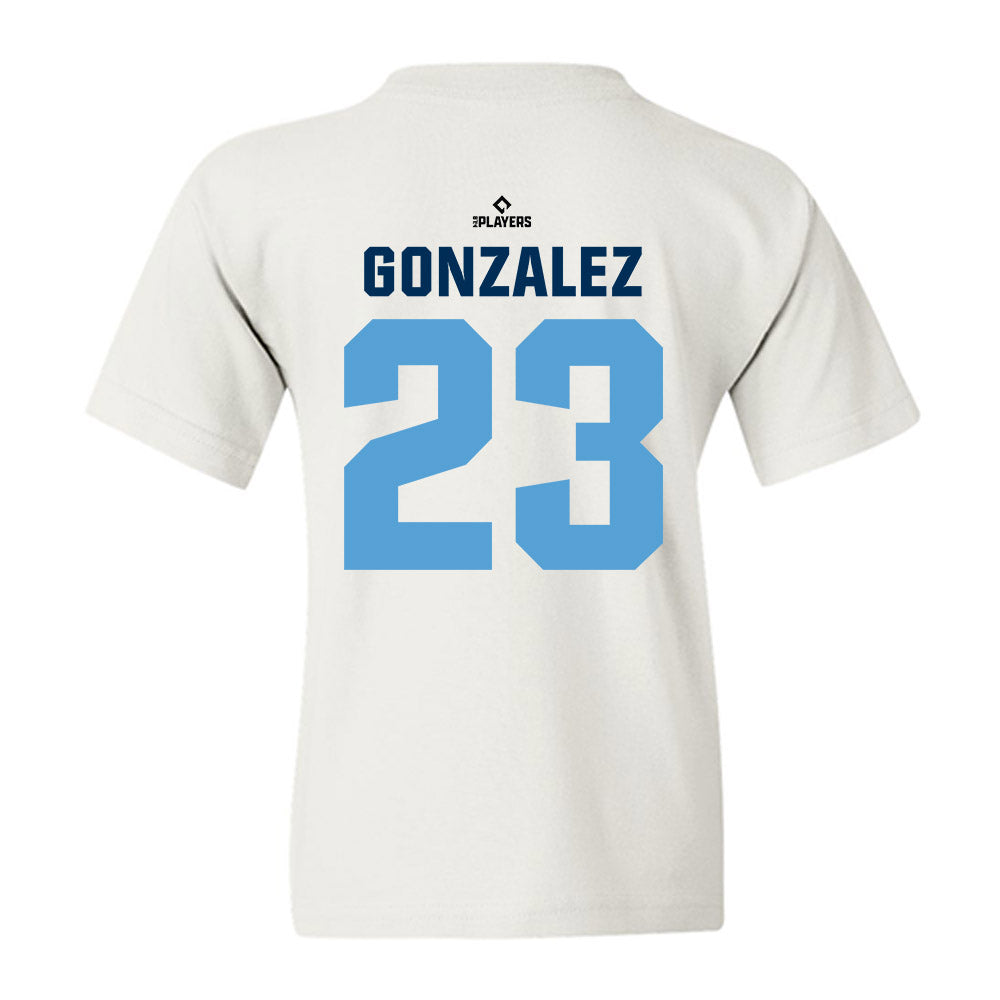 Hillsboro Hops - MILB Baseball : Joangel Gonzalez - Youth T-Shirt-1
