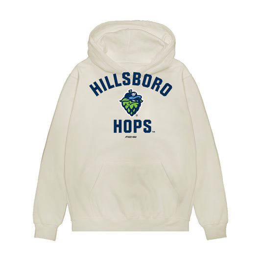 Hillsboro Hops - MILB Baseball : Ivan Luciano - Premium Hooded Sweatshirt-0