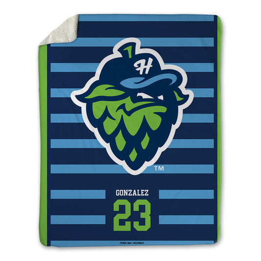 Hillsboro Hops - MILB Baseball : Joangel Gonzalez - Blanket-0