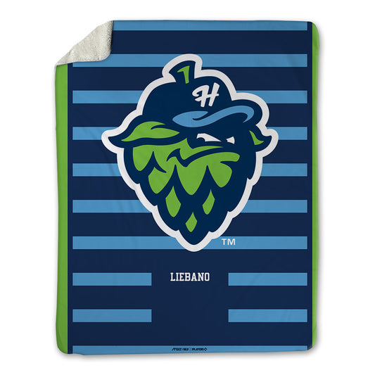Hillsboro Hops - MILB Baseball : Alexis Liebano - Blanket-0