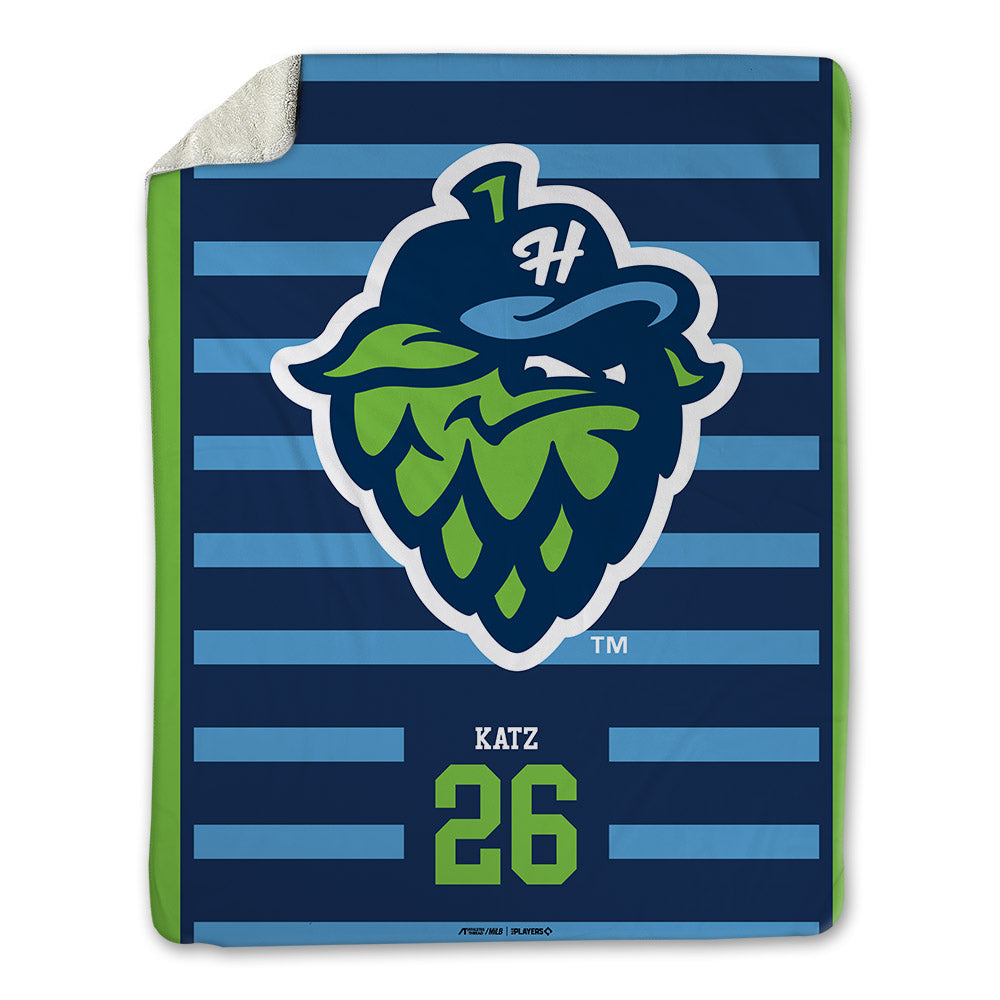 Hillsboro Hops - MILB Baseball : Chris Katz - Blanket-0