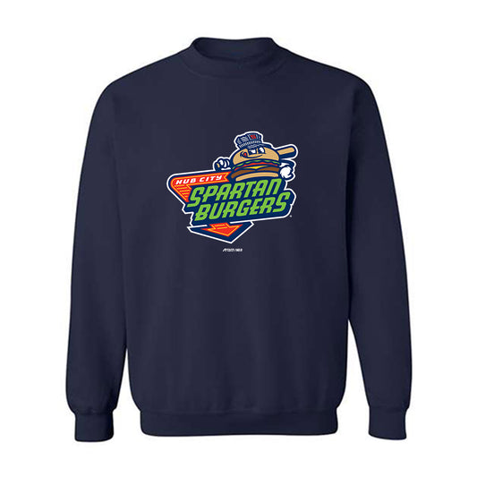 Hub City Spartanburgers - MILB Baseball : Maxton Martin - Crewneck Sweatshirt-0
