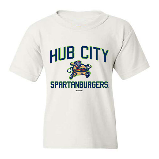 Hub City Spartanburgers - MILB Baseball : Frank Martinez - Youth T-Shirt-0