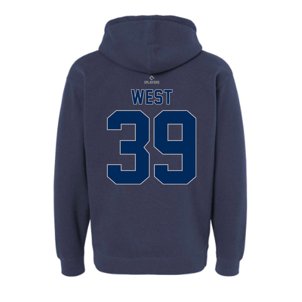 HV Renegades - MILB Baseball : Kyle West - Hooded Pullover Sweatshirt-1