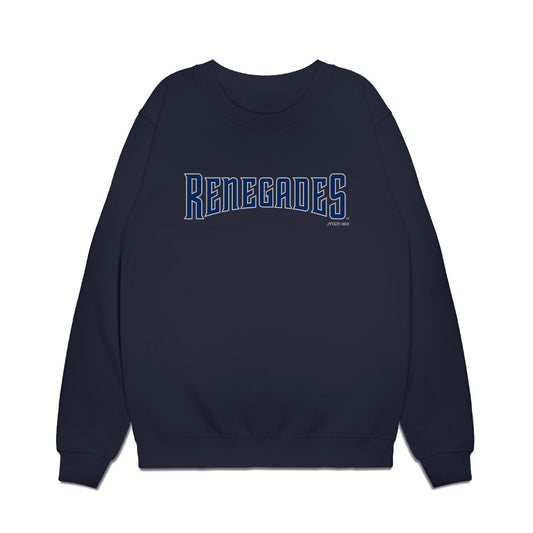 HV Renegades - MILB Baseball : Luis Velasquez - Premium Crewneck Sweatshirt-0
