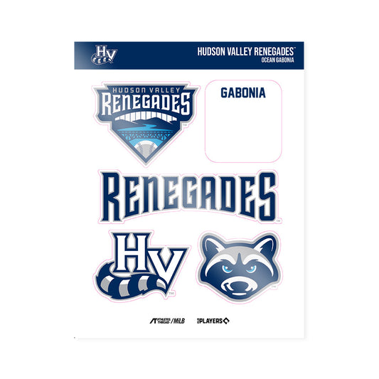 HV Renegades - MILB Baseball : Ocean Gabonia - Sticker Sheet-0