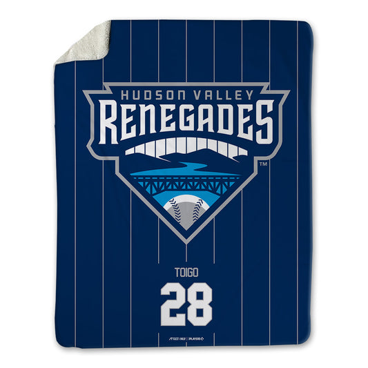 HV Renegades - MILB Baseball : Dean Toigo - Blanket-0