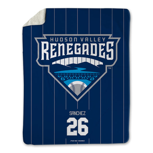 HV Renegades - MILB Baseball : Wilmy Sanchez - Blanket-0