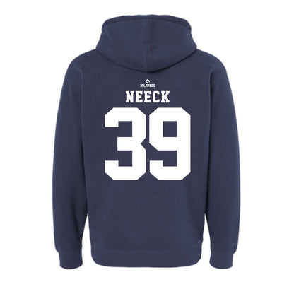 Indianapolis Indians - MILB Baseball : Brandon Neeck - Hooded Pullover Sweatshirt-1
