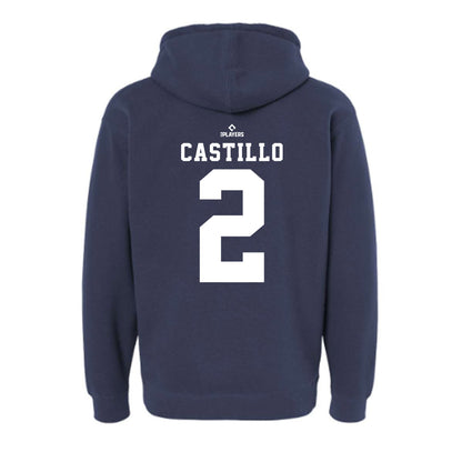 Indianapolis Indians - MILB Baseball : Jesus Castillo - Hooded Pullover Sweatshirt-1