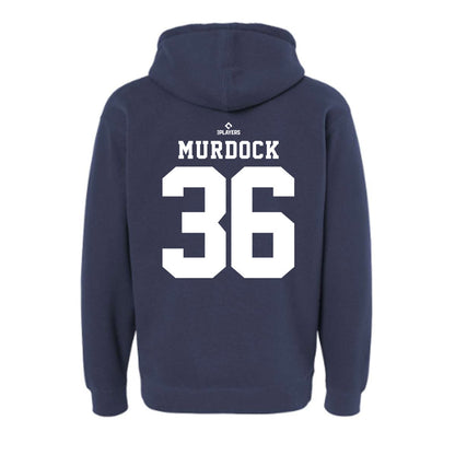 Indianapolis Indians - MILB Baseball : Noah Murdock - Hooded Pullover Sweatshirt-1