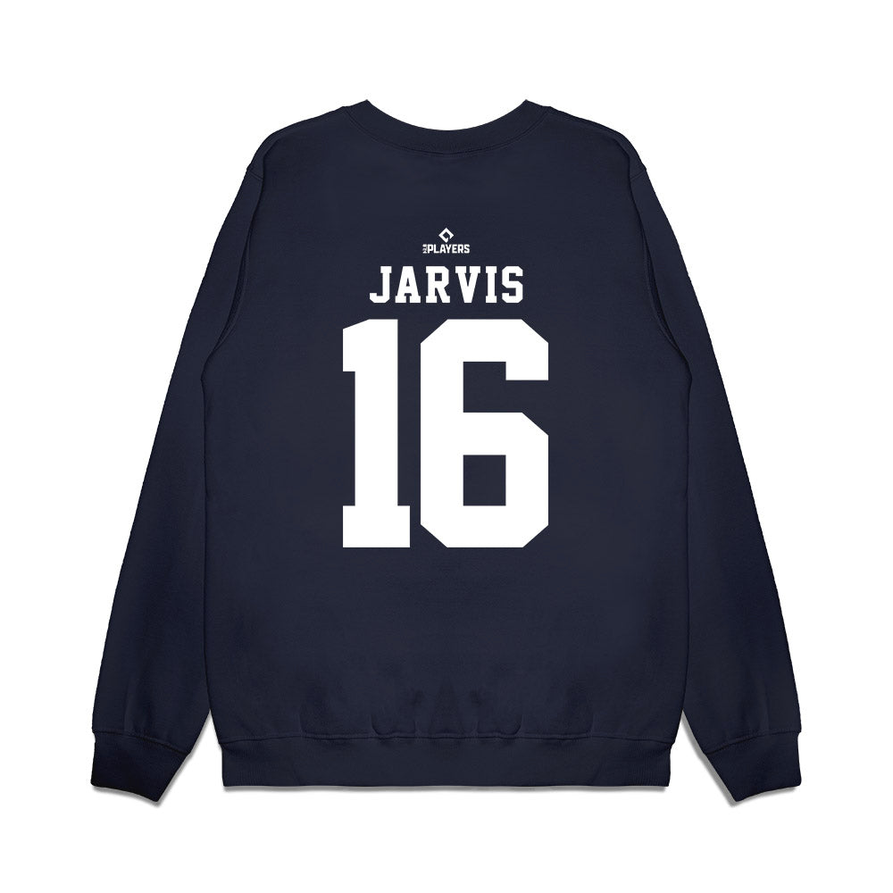 Indianapolis Indians - MILB Baseball : Mike Jarvis - Premium Crewneck Sweatshirt-1