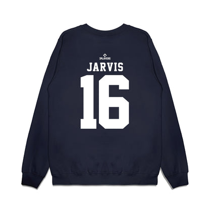 Indianapolis Indians - MILB Baseball : Mike Jarvis - Premium Crewneck Sweatshirt-1