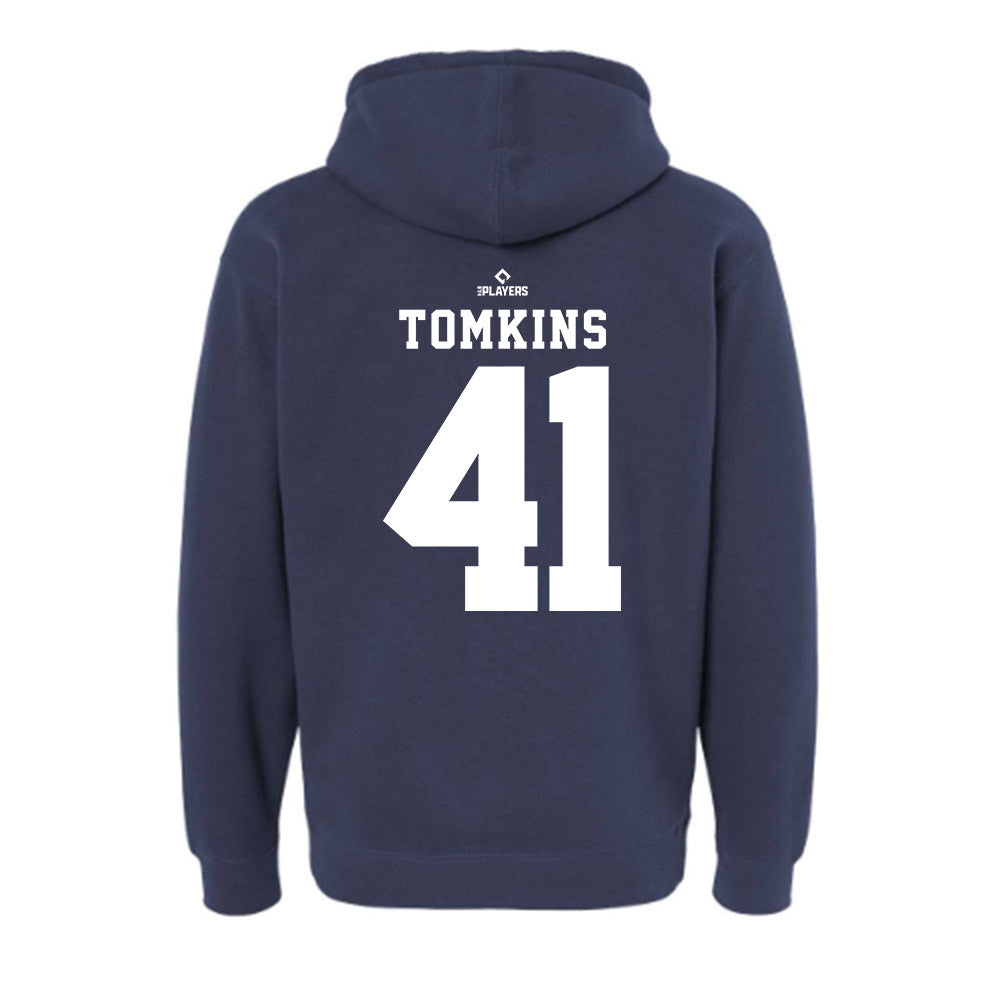 Indianapolis Indians - MILB Baseball : Landon Tomkins - Hooded Pullover Sweatshirt-1