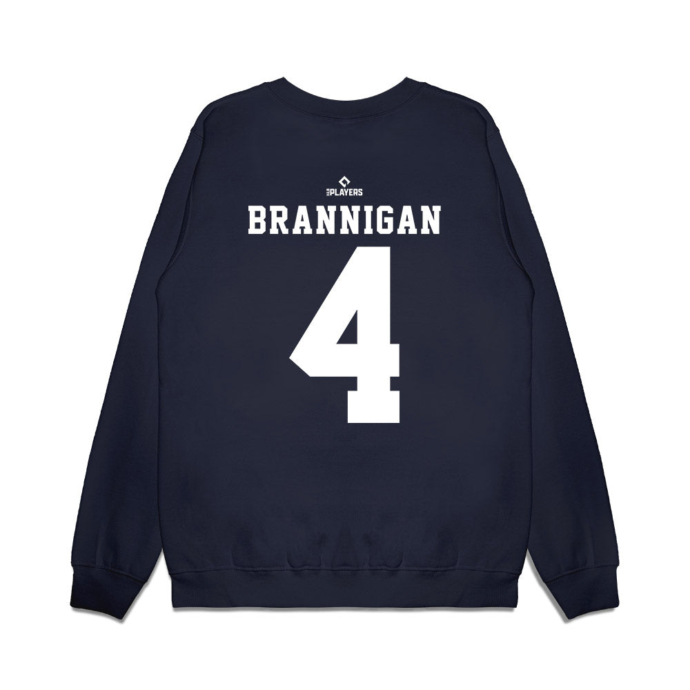 Indianapolis Indians - MILB Baseball : Jack Brannigan - Premium Crewneck Sweatshirt-1