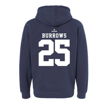 Indianapolis Indians - MILB Baseball : Beau Burrows - Hooded Pullover Sweatshirt-1