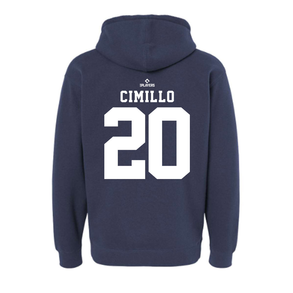 Indianapolis Indians - MILB Baseball : Nick Cimillo - Hooded Pullover Sweatshirt-1