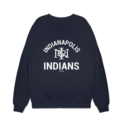 Indianapolis Indians - MILB Baseball : Tyler Callihan - Premium Crewneck Sweatshirt-0