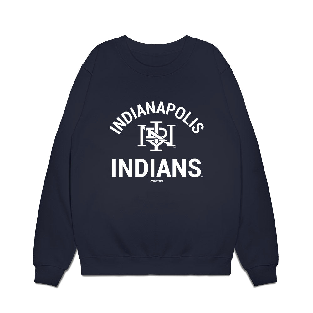 Indianapolis Indians - MILB Baseball : Nick Cimillo - Premium Crewneck Sweatshirt-0