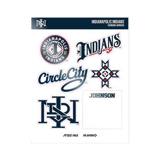 Indianapolis Indians - MILB Baseball : Termarr Johnson - Sticker Sheet-0