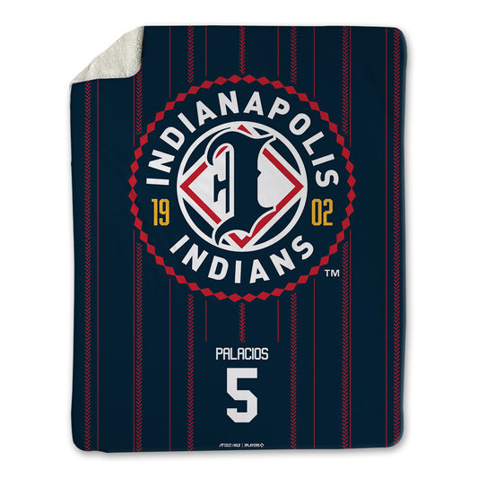 Indianapolis Indians - MILB Baseball : Joshua Palacios - Blanket-0