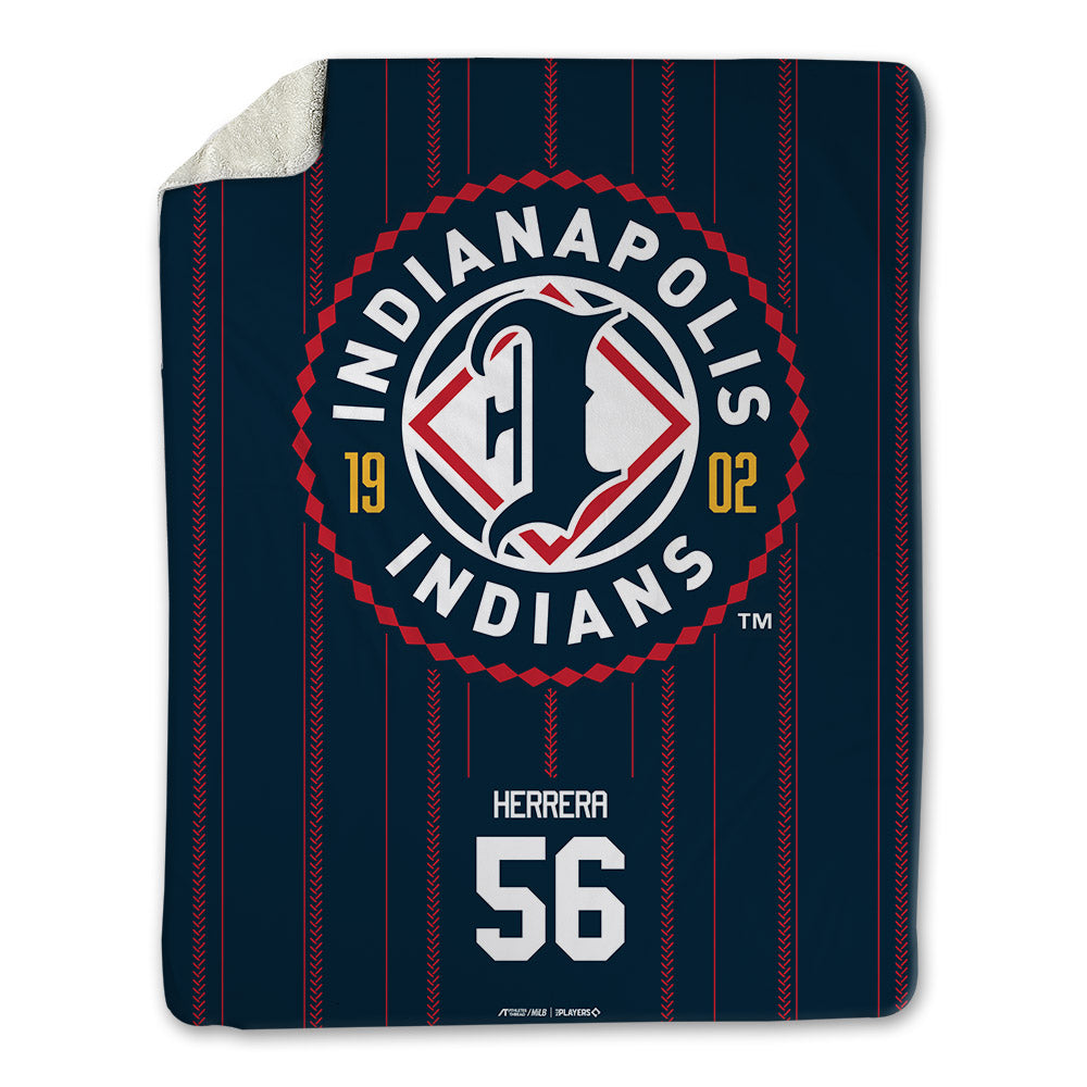 Indianapolis Indians - MILB Baseball : Jose Herrera - Blanket-0