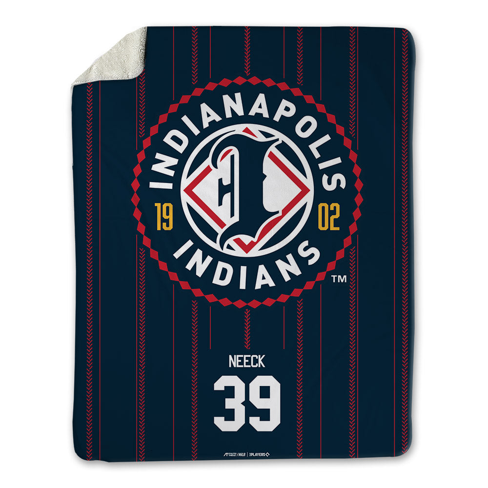 Indianapolis Indians - MILB Baseball : Brandon Neeck - Blanket-0