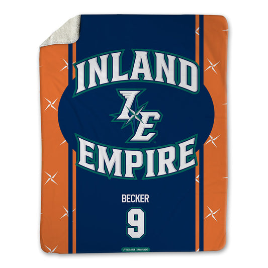 IE 66ers - MILB Baseball : Nick Becker - Blanket-0