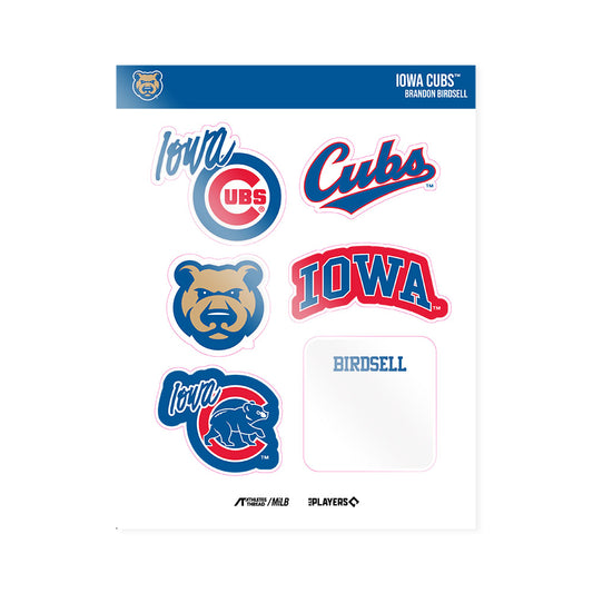 Iowa Cubs - MILB Baseball : Brandon Birdsell - Sticker Sheet-0