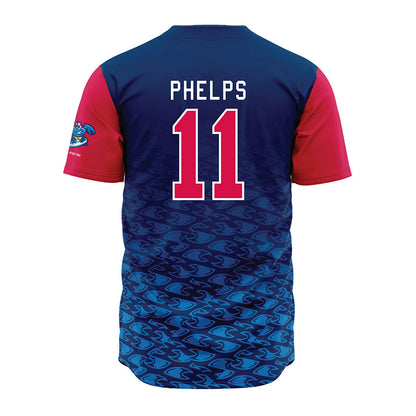 JS Shore BlueClaws - MILB Baseball : Robert Phelps - Jersey-1