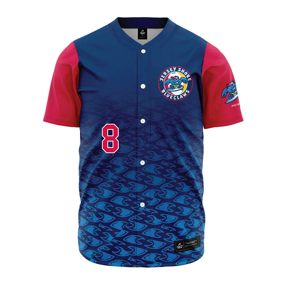 JS Shore BlueClaws - MILB Baseball : Danyony Pulido - Jersey-0