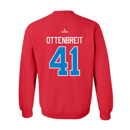JS Shore BlueClaws - MILB Baseball : Micah Ottenbreit - Crewneck Sweatshirt-1