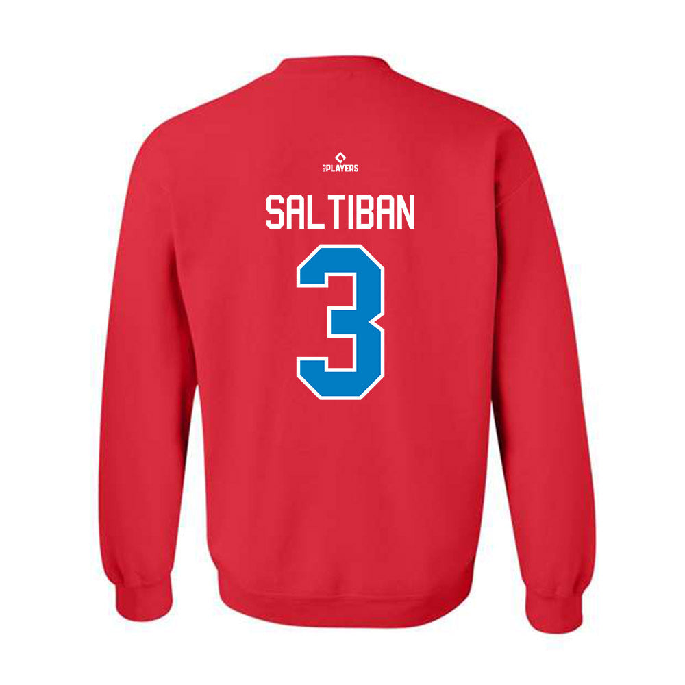 JS Shore BlueClaws - MILB Baseball : Devin Saltiban - Crewneck Sweatshirt-1