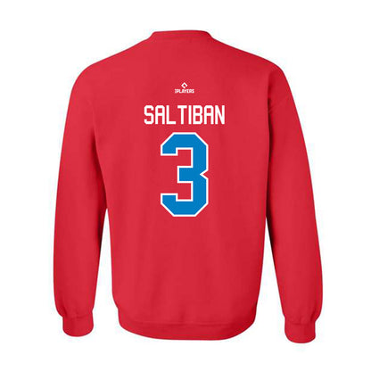 JS Shore BlueClaws - MILB Baseball : Devin Saltiban - Crewneck Sweatshirt-1