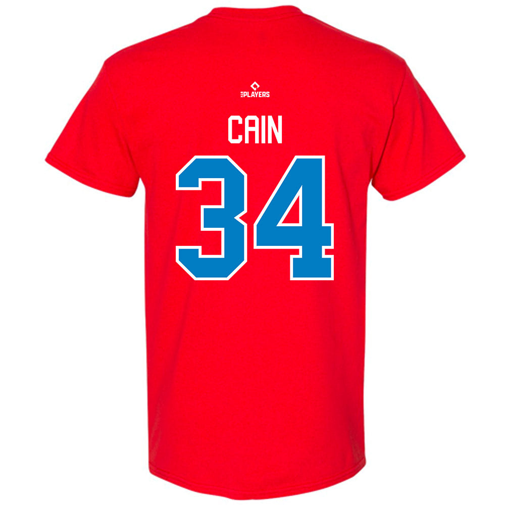 JS Shore BlueClaws - MILB Baseball : Tegan Cain - T-Shirt-1