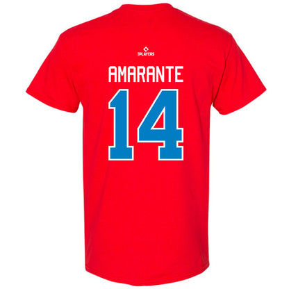 JS Shore BlueClaws - MILB Baseball : Juan Amarante - T-Shirt-1