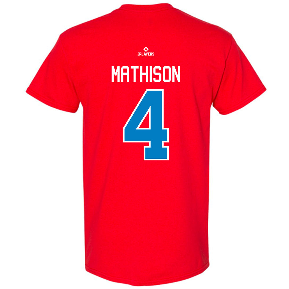 JS Shore BlueClaws - MILB Baseball : Carter Mathison - T-Shirt-1