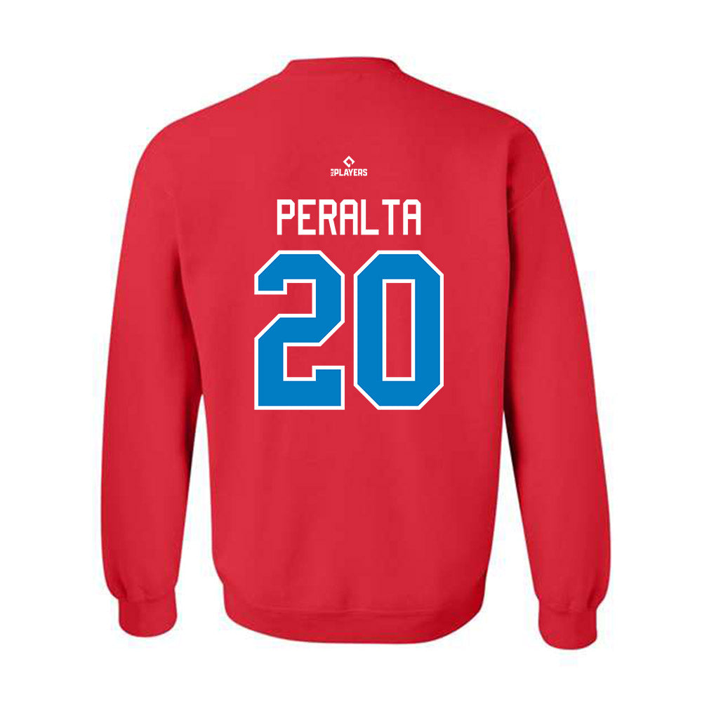 JS Shore BlueClaws - MILB Baseball : Adilson Peralta - Crewneck Sweatshirt-1