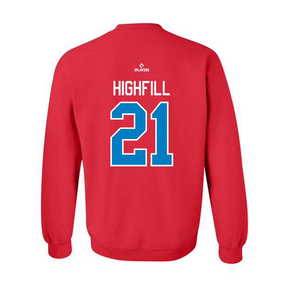 JS Shore BlueClaws - MILB Baseball : Sam Highfill - Crewneck Sweatshirt-1