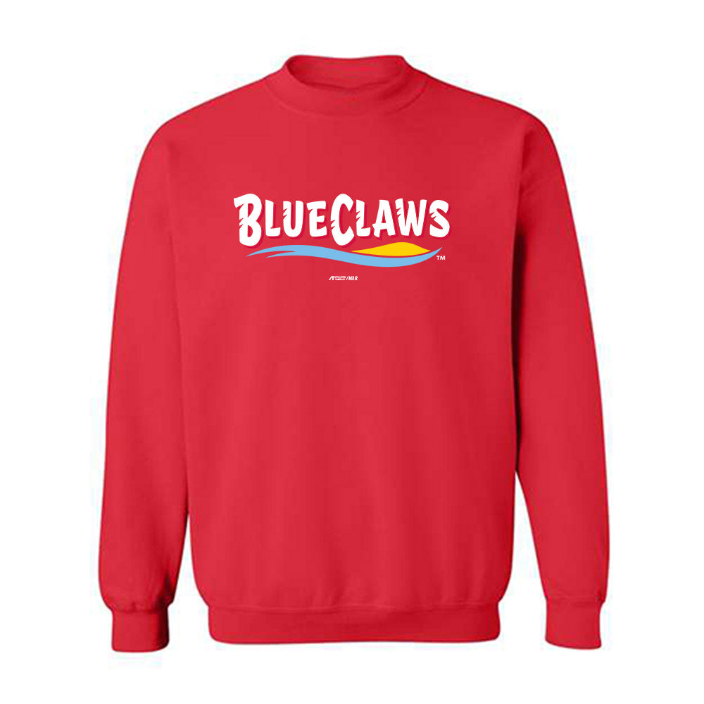 JS Shore BlueClaws - MILB Baseball : Scott Mudler - Crewneck Sweatshirt-0