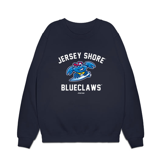 JS Shore BlueClaws - MILB Baseball : Carter Mathison - Premium Crewneck Sweatshirt-0