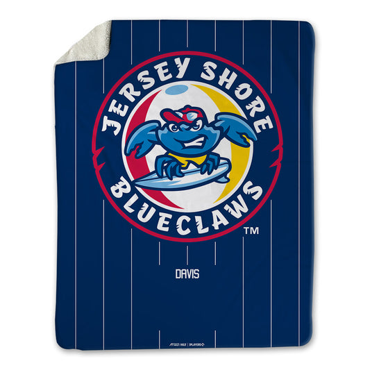 JS Shore BlueClaws - MILB Baseball : Luke Davis - Blanket-0
