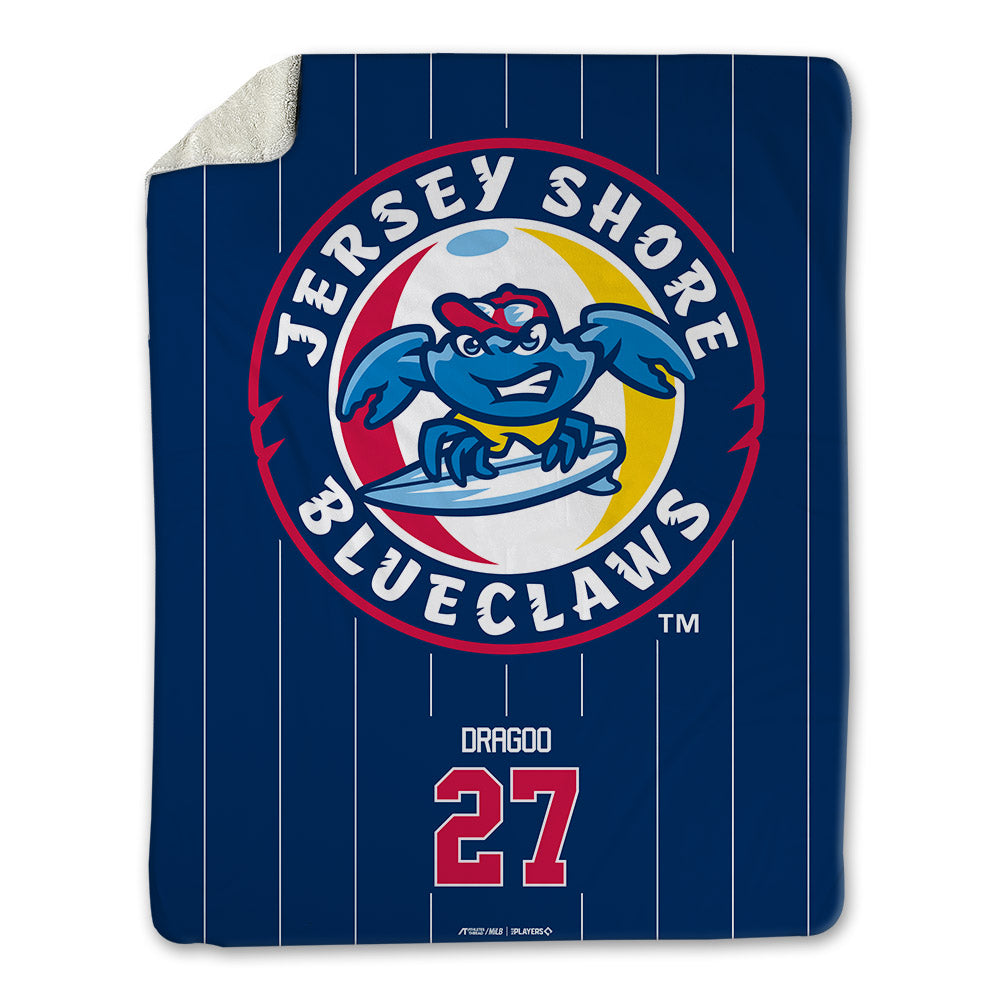 JS Shore BlueClaws - MILB Baseball : Joel Dragoo - Blanket-0