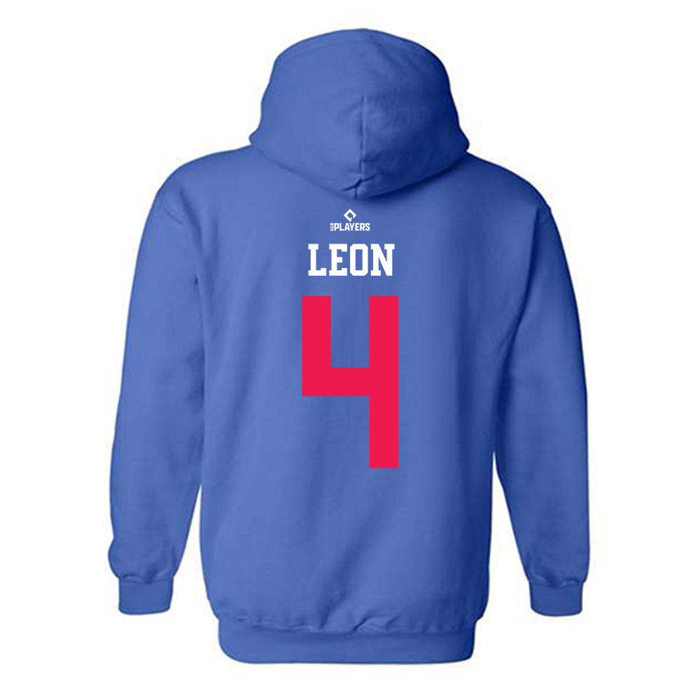 Jupiter Hammerheads - MILB Baseball : Luis Leon - Hooded Sweatshirt-1