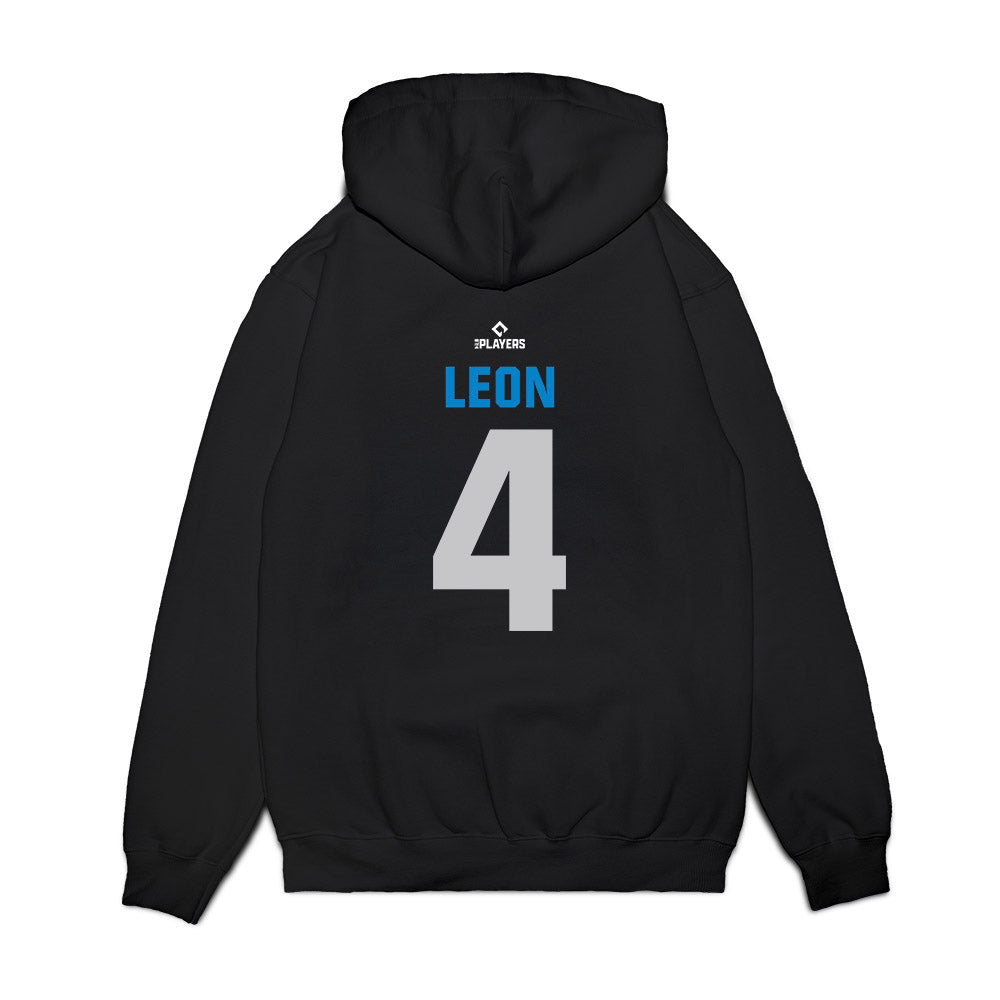 Jupiter Hammerheads - MILB Baseball : Luis Leon - Premium Hooded Sweatshirt-1