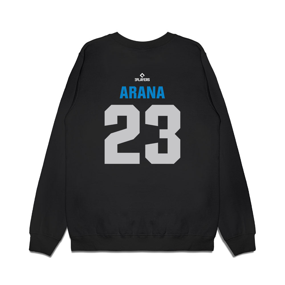 Jupiter Hammerheads - MILB Baseball : Luis Arana - Premium Crewneck Sweatshirt-1